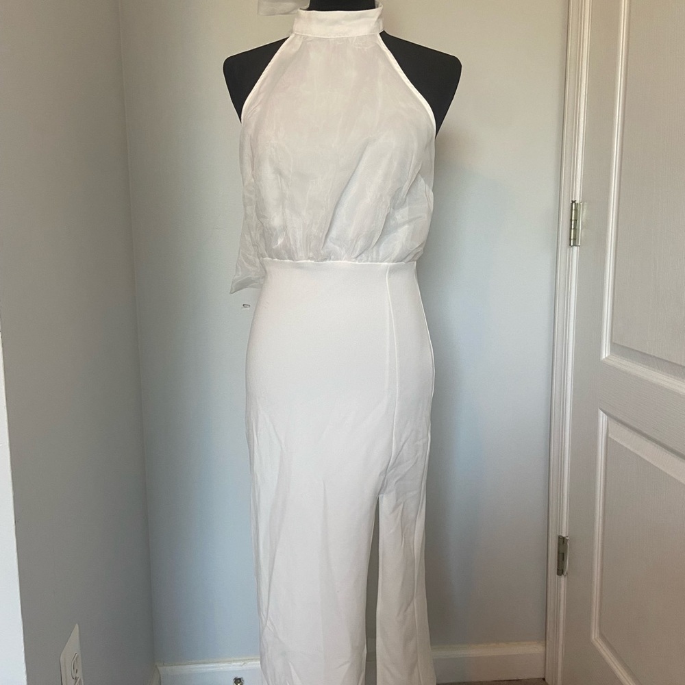 Lulu's White Backless Dress